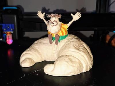 Carl Wheezer on a Croissant