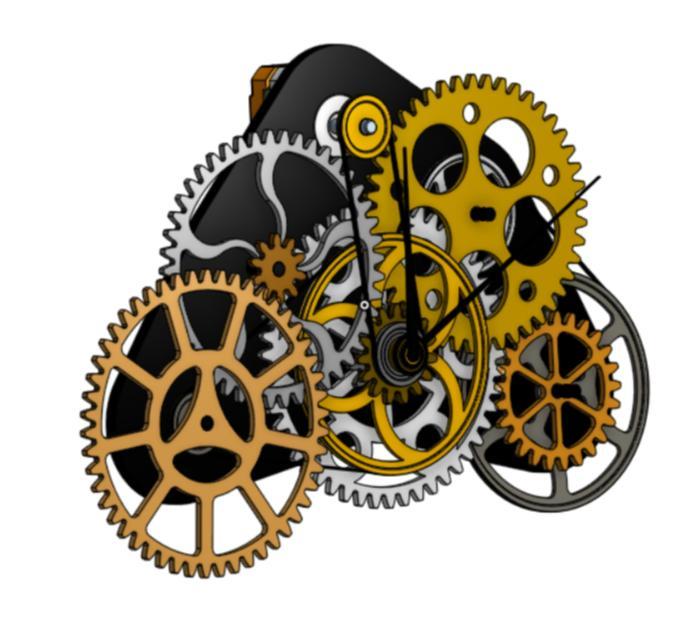 Steampunk clock