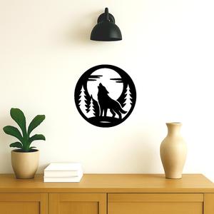 Wolf wall decoration