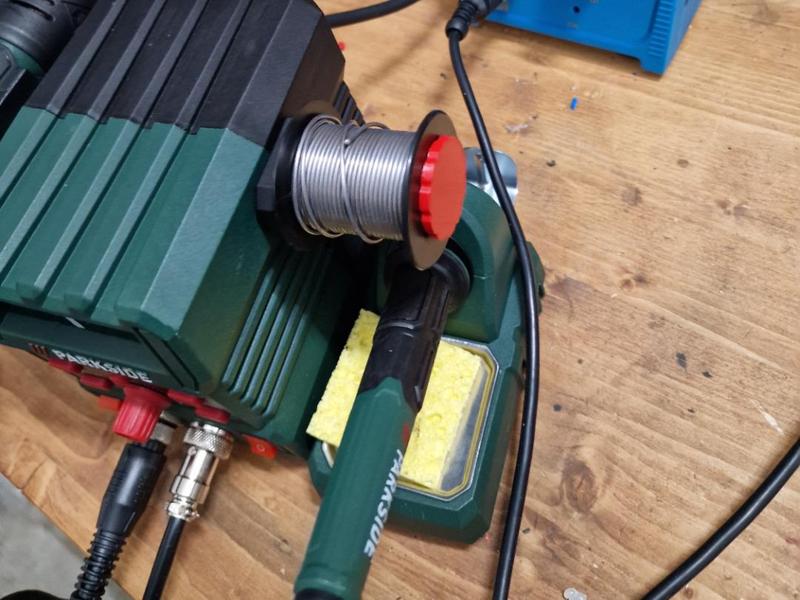 Parkside solder spool extender