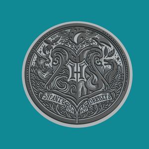 Harry Potter Print Model Harry Potter Medallion Harry Potter Wall Decor