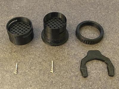37 Pin Circular Connector for Molex Pins