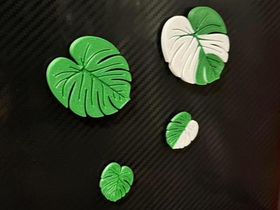 Monstera Leaf Magnets - 5x3 mm or 10x3 mm