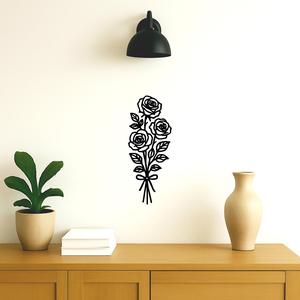 Flower-shaped wall decoration