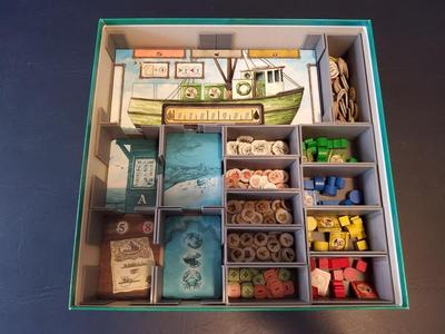 Captains of the Gulf Board Game Insert