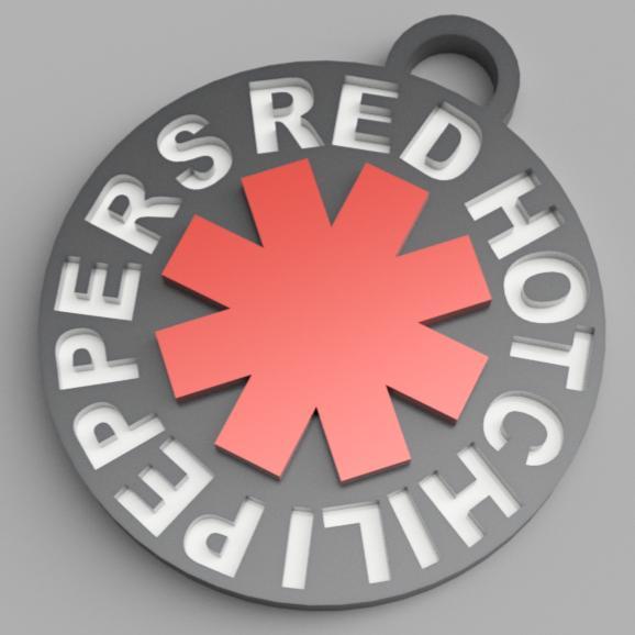Red Hot Chili Peppers Keychain