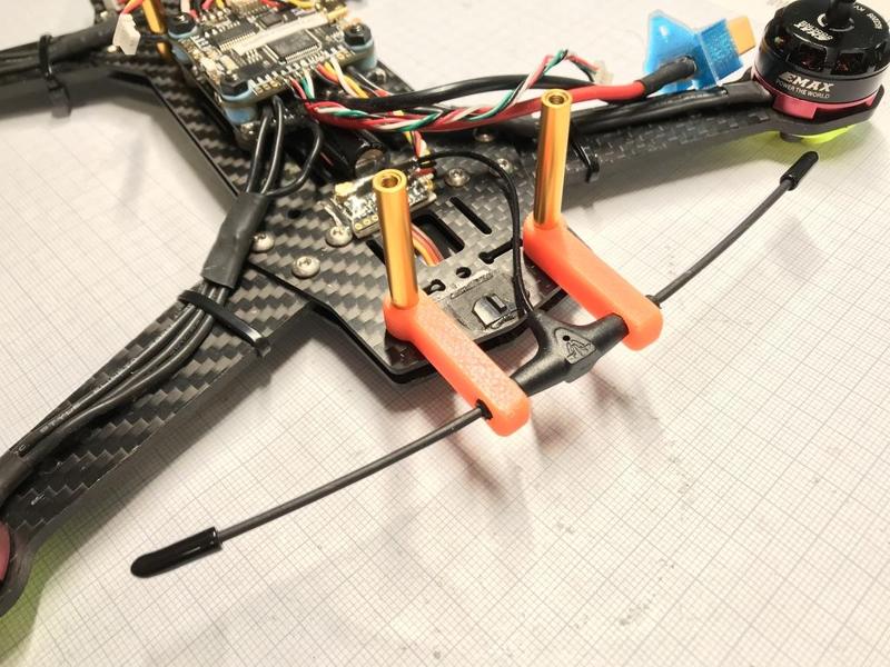 ZMR  250 TBS Crossfire immortal T-Antenna holder mount 
