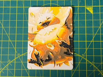 MTG Commander Deck Box inlay Final Fantasy Chocobo