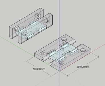 *middle hinge
