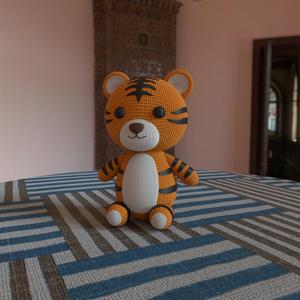 Knitted CUTE TIGER