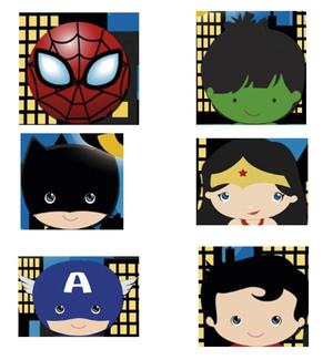 Cute Superhero Cookie Cutter (Cortador de Biscoitos Super Heróis Cute)