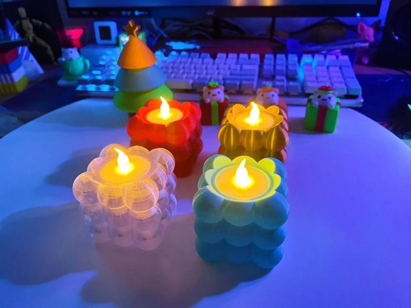 Christmas Candle Holder LED Candle Holder