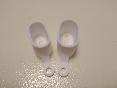 End Caps for Extendable Curtain Track