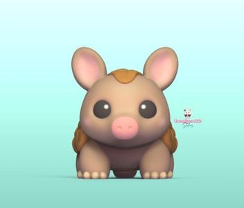 Cute Little Armadillo