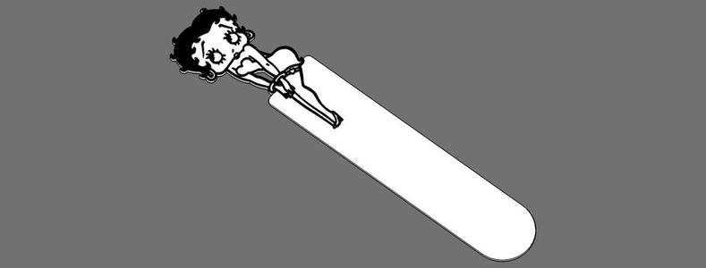 BoopMark - the Betty Boop Bookmark