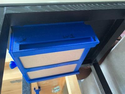 Under desk drawer - no supports