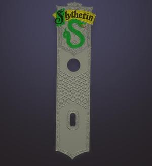 Door decoration SLYTHERIN