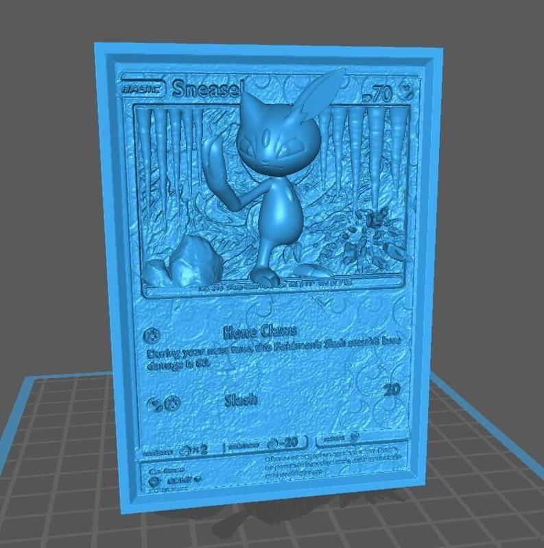 0214 Sneasel Pokemon Pop Up Card (Fanart)