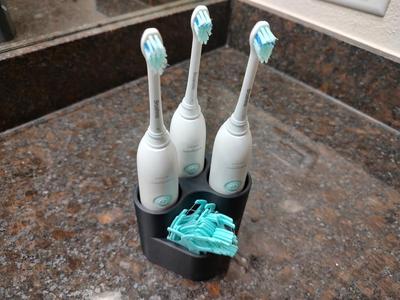 Toothbrush & Flosser Holder