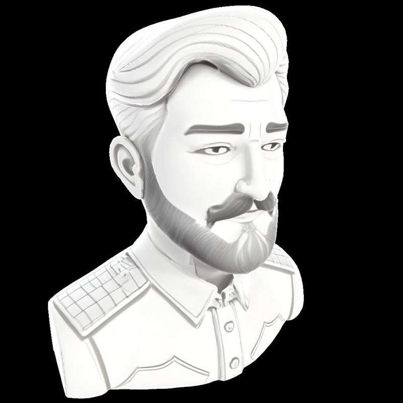 Gentleman Commander Bust