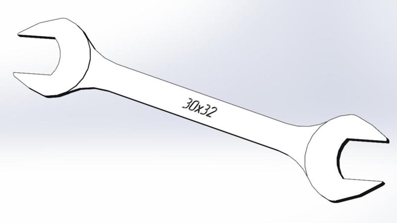 Open-ended spanner