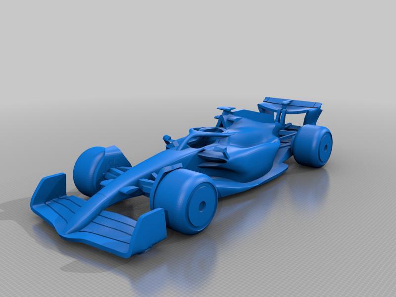 Ferrari F1-75 (Easy to Print)