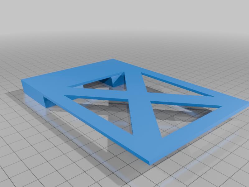 Support plate for vinyl record stand