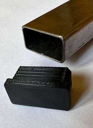 Plug for Rectangular Pipe 20x40 X 1,2mm / Tapón para Caño Rectangular 20x40 X 1,2mm