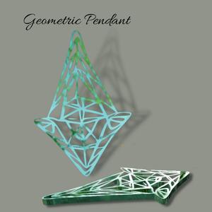 GEOMETRIC AVANT-GARDE PENDANT