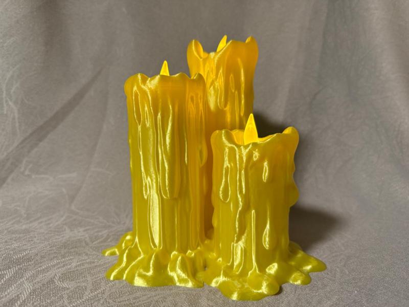 3 LED Wax Candle Tealight