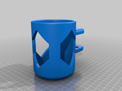 Cup holder for ½L bottles
