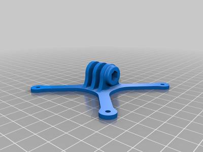通用版狗座 万能狗座 Gopro mount  fusion 360 step