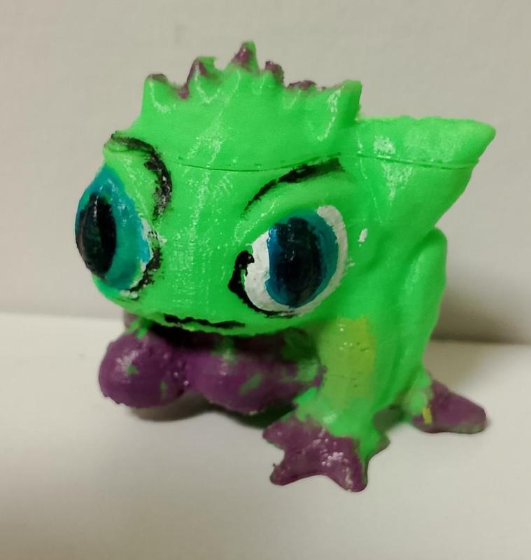Baby Green Creature 3D