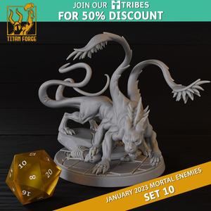 Displacer Beast - RPG Monster DnD 5e - Mortal Enemies Set 10