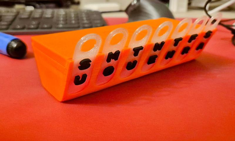 7 Day Pill Organiser