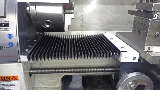 Mount flexible dust cover protection for WM210 lathe