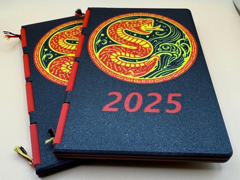 Small Notebook Hard Cover - Year of the Snake