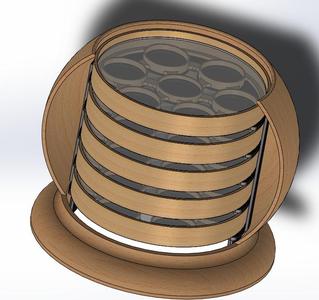 Dessous de verre avec support