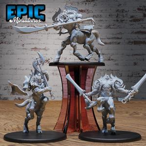 Divine Centaur Set / Horse Human Hybrid / Evil Cavalry / Beast Warrior / Dark Creature  / Iron Fist Encounter