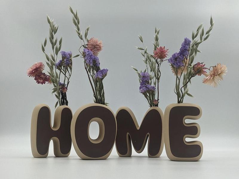 Letter name vases - HOME