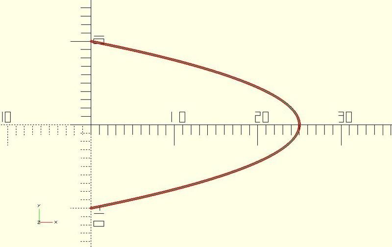 3 point Bezier Curve (Quadratic/Parabolic Arcs) in OpenSCAD easily