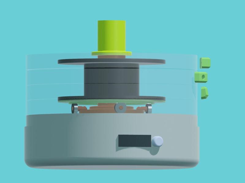 FILAMENT SPOOL 1KG-5KG Food dryer with STEP file
