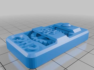 CHC Sci & Eng Club Keychain (Gears Fidget)