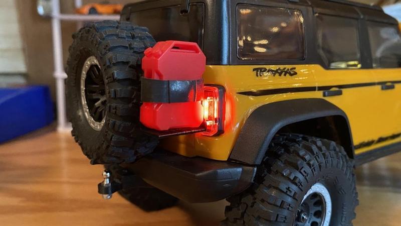 TRX4m Bronco rear gas can holder