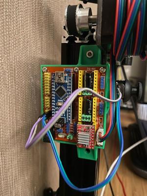 CNC Shield V4 and Ps2 Thumb Joystick Base