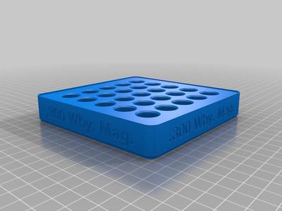 .300 Weatherby Magnum Stacking Loading Block