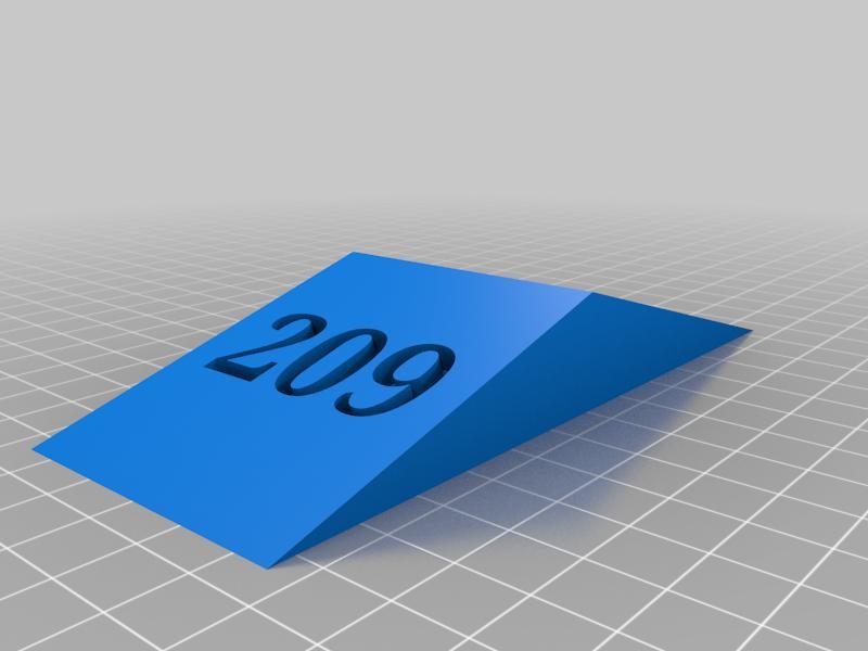 Room Number Door Stop