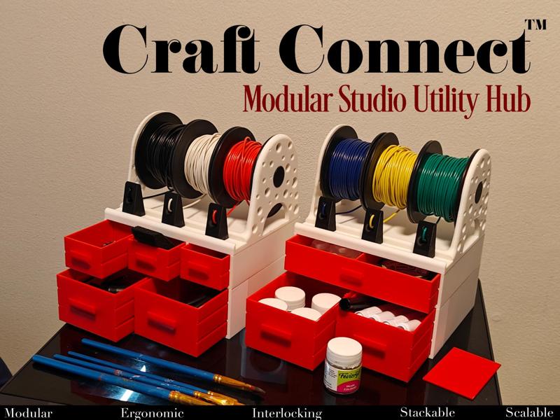 Art & Tech Organizer Hub / Station - CraftConnect