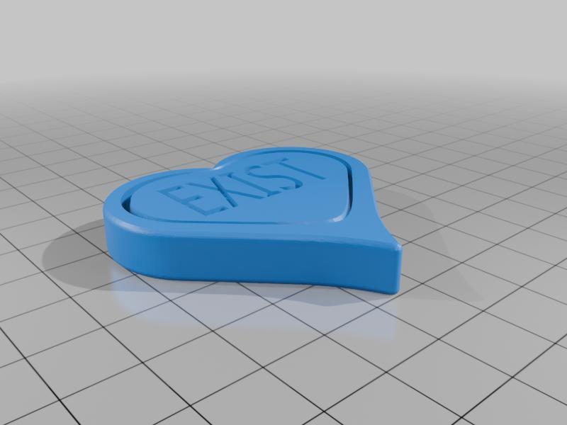 Trans People Exist Fidget Heart