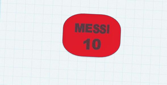 Messi Stencil